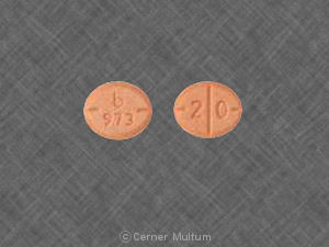 B 973 2 0 Pill Orange Oval 10mm - Pill Identifier